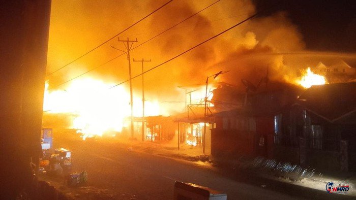 Kebakaran Hebat di Paniai Timur, 40 Rumah Ludes dan 11 Orang Meninggal Dunia