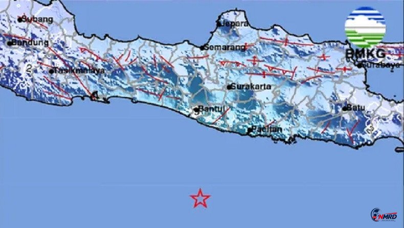 Gempa Magnitudo 5,4 Guncang Gunungkidul, Belum Ada Laporan Kerusakan